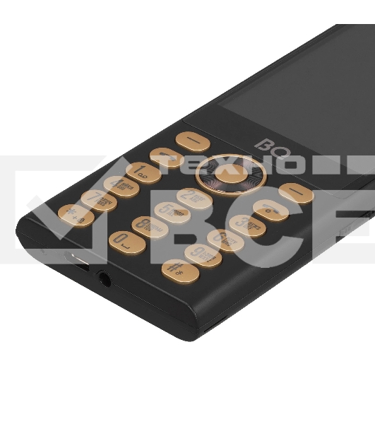 Мобильный телефон BQ 3598 Barrel XXL черный/золотистый