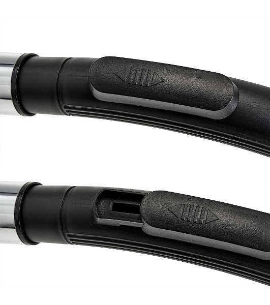 Пылесос Delta LUX DL-0848 черный/синий, 400/2200 Вт, уборка сухая, пылесборник мешок 3,5 л