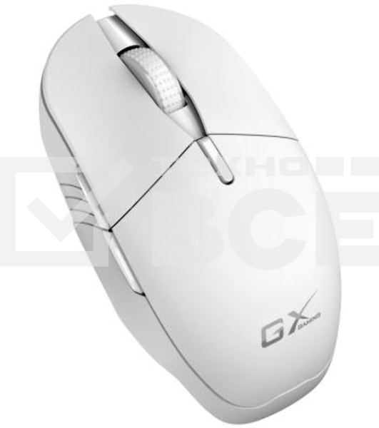 Мышь беспроводная Genius Scorpion M58250 белый, 3200 dpi, радиоканал, Bluetooth, USB, кнопки - 6