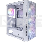 Компьютерный корпус 1STPLAYER FIREBASE XP White / ATX / 4x120mm LED fans / XP-WH-4F1-W, фото 1