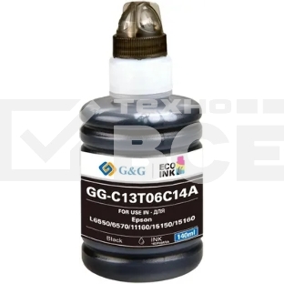 Чернила Epson C13T06C14A черный (7500стр.) для L6550/L6570/L6580/ L15150/L15160