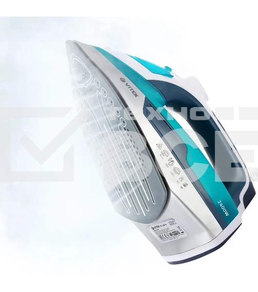 Утюг Vitek VT-1266 В Мощность 2400 Вт. Паровой удар: 140 г/мин. Вертикальное отпаривание. Функция разбрызгивания. Материал подошвы: Ceramic Ultra Care – уникальное керамическое покрытие для максимальной защиты ткани. Объeм резервуара для воды 300мл. Защит