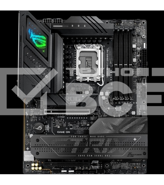 Материнская плата ASUS ROG STRIX B860-F GAMING WIFI, LGA 1851, Intel B860, 4xDDR5, 4xSATA, 4xM.2, 1xPCIe 5.0 x16, 1xPCIe 4.0 x16, 1xDP, 1xHDMI, 1x 2.5Gb LAN, 1xUSB 20Gbps, 1xUSB 10Gbps, 6xUSB-A 5Gbps, 2xUSB 2.0, 3x3.5 мм, 7.1, ATX