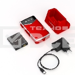 Мобильный телефон Maxvi E11ds красный/серебристый, фото2
