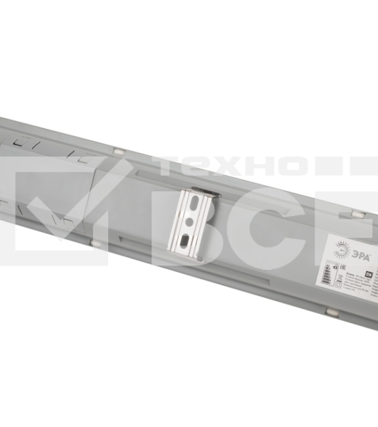 Аварийный линейный светодиодный светильник ЭРА SPP-201-0-40K-E36 36Вт 4000К IP65 3420лм IP65 1200 мм с бап 1 час матовый