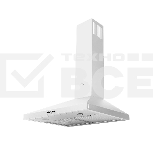 Вытяжка кухонная купольная LEX BRIZ 600 WHITE кнопочное управление