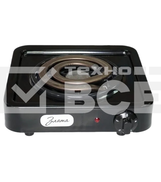 Настольная плита ЗЛАТА 113Т черная