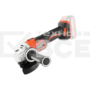 Угловая шлифовальная машина (УШМ) PATRIOT PATRIOT AG 125Li UES (Без ЗУ и АКБ) в коробке, двигатель: бесщеточный, 8000об/мин