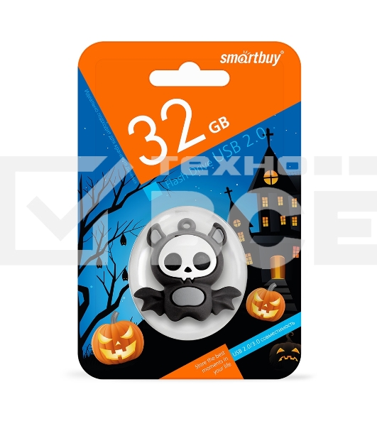 Флешка USB Smartbuy (SB32 GbBat) UFD 2.0 032 Gb, Летучая Мышь