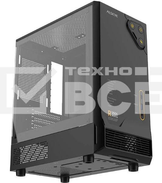 Компьютерный корпус RAMS 1.0 черный-Type C