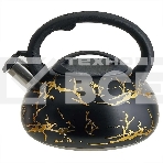 Чайник для плиты ALPENKOK AK-538 из нерж.стали 3л,со свистком,индукционное дно, фото 1