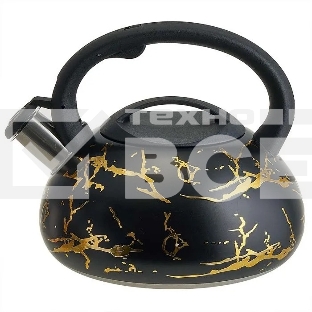 Чайник для плиты ALPENKOK AK-538 из нерж.стали 3л,со свистком,индукционное дно