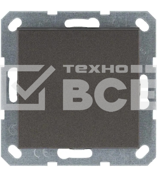 Переключатель перекрестный Jasmart 1-кл. 10А IP20 механизм, мокко