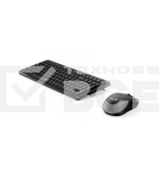 Комплект клавиатура+мышь Genius Luxemate Q8100 беспроводной, USB, 1200 DPI, чёрный