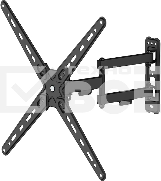 Кронштейн для телевизора Ultramounts UM958 черный 13'-55' макс.25кг настенный поворот и наклон