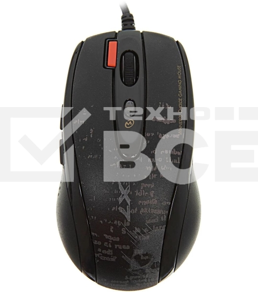 Мышь проводная A4Tech F5 черный, 3000 dpi, USB, кнопки - 7