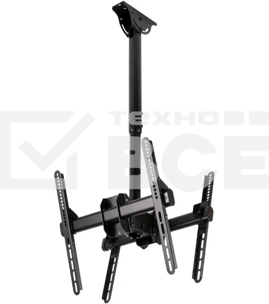 Кронштейн для телевизора Arm Media LCD-1850 черный, 26'-65' макс. 90 кг, потолочный, поворот и наклон