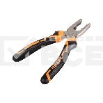 Плоскогубцы Вихрь 200 мм., никелированные, двухкомпонентные рукоятки, фото3