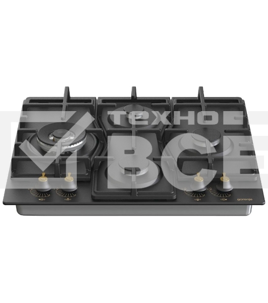 Газовая варочная панель Gorenje GW6D42CLB черный