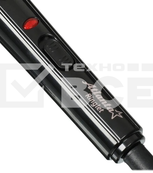 Щипцы для завивки волос Atlanta ATH-6645 черный, 28 мм, 200 °C, 1 режим