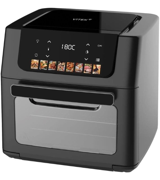 Аэрогриль Vitek VT-AF7001 черный, 2000 Вт, 16 л, сенсор, 9 программ