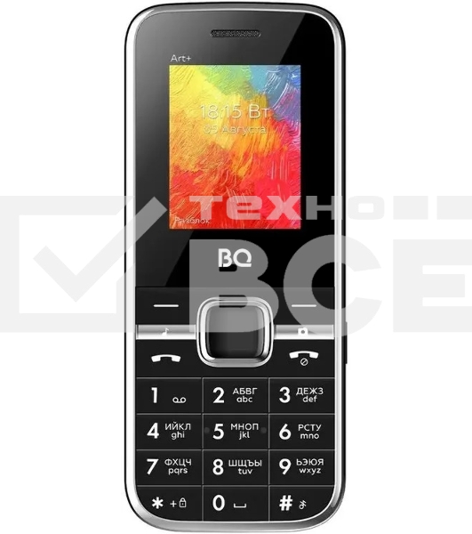 Мобильный телефон BQ 1868 Art+ черный