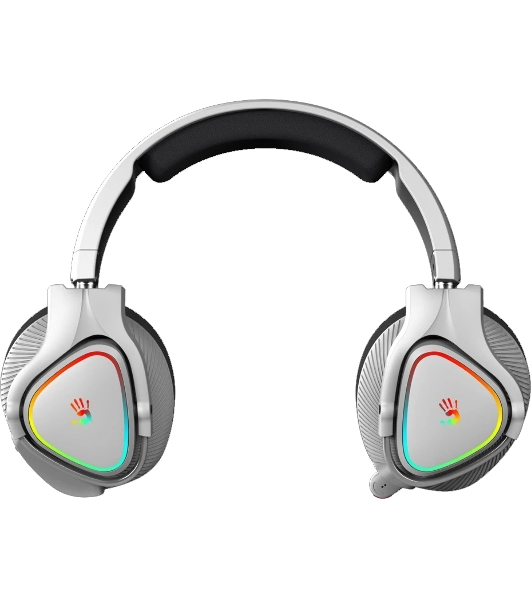 Гарнитура проводная с микрофоном A4Tech Bloody MR710 серый BT оголовье (MR710 GREY)