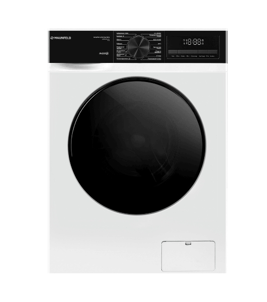 Стиральная машина Maunfeld MFWM128ISTWH054 белый, загрузка фронтальная 8 кг, 1200 об/мин, класс A+++