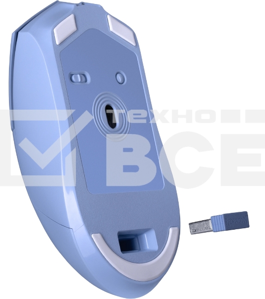 Мышь беспроводная REDRAGON St4r Pro голубой, 26000 dpi, радиоканал, Bluetooth, USB, кнопки - 6