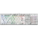 Клавиатура A4Tech Fstyler FS100 Neon проводная, USB, серый/белый, фото 1