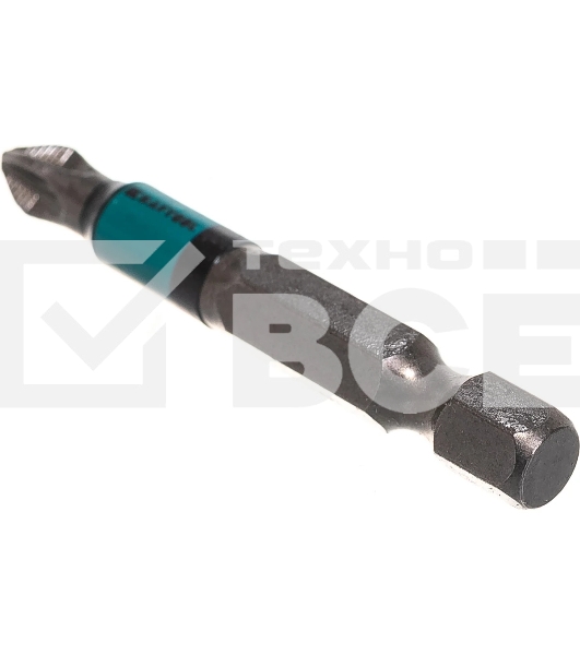 Биты KRAFTOOL Optimum Line, PZ2, 50 мм, тип хвостовика E 1/4