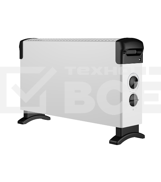 Конвектор Thermex Cadorna 2000 белый, 2000 Вт, 25 м2, термостат