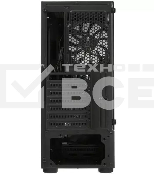 Компьютерный корпус 1STPLAYER FIREROSE F3-A Black / ATX, TG / 4x120mm LED fans inc. / F3-A-BK-4F1