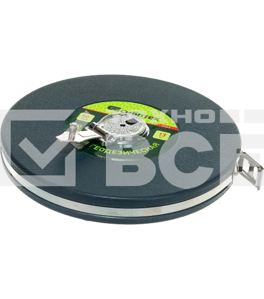 Рулетка Сибртех геодезическая 50 мх13мм закрытый корпус фиберглассовая лента