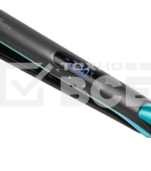 Выпрямитель Vitek VT-1335 58Вт черный/бирюзовыймакс.темп.:230С покрытие:керамико-турмалиновое
