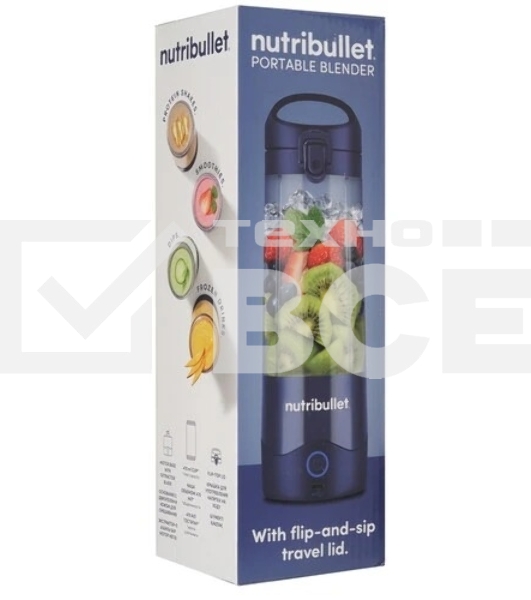Блендер портативный Nutribullet NBP003NBL, синий