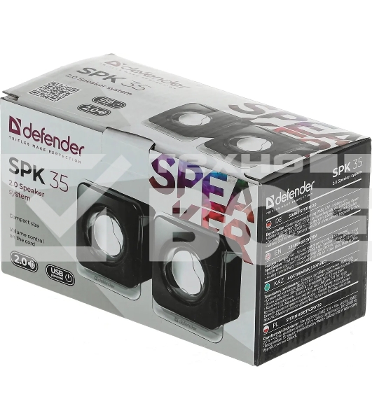 Колонки Defender SPK 35 (2.0 ,5 Вт, питание от USB)