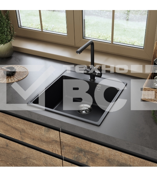 Кухонная мойка Maunfeld Perla 505 MFQS-505B черный