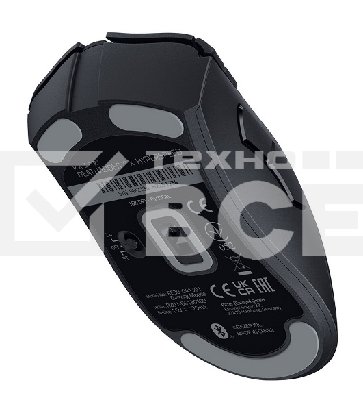 Мышь беспроводная Razer DeathAdder V2 X Hyperspeed черный, 14000 dpi, радиоканал, Bluetooth, USB, кнопки - 7
