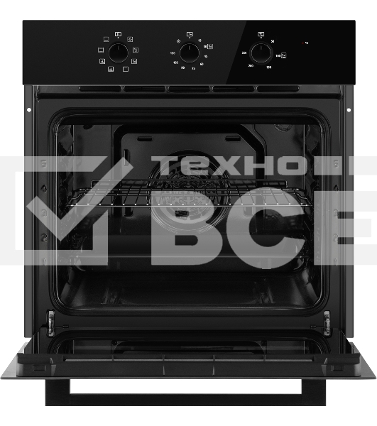 Духовой шкаф электрический Weissgauff EOM 208 PDB Steam Clean черный