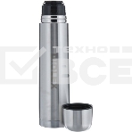 Термос Diolex DX-1000-B 1000 мл, с узкимгорлом, в чехле, нержавеющая сталь, фото3