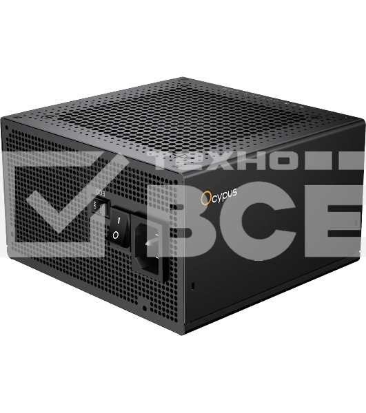 Блок питания Ocypus Iota P1000 (Iota-P1000-G1FFBK024X-EU), 1200Вт, 80 PLUS Gold, 120мм, модульный, черный