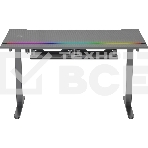 Стол для компьютера Cactus CS-EDXL-GbK столешница МДФ, черный карбон, каркас черный 140x60 см, фото19