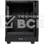 Компьютерный корпус без блока питания HSPD M510, Mesh Mid Tower, черный, TG, 0.5 SPCC, no fans ATX, mATX, mITX 180/280/160мм 1x2.5', 1x3.5', 7xPCI 1xUSB-A 3.0, 1xUSB-A 1.0 517x277x418мм, фото3