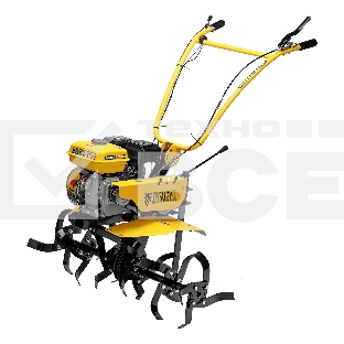 Мотоблок Denzel DPT-270SB, 7 л.с., ремен.сцеп, фрез 3х4, ШОМ, без колес, передачи 2В/1Н