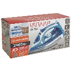 Утюг Delta LUX DL-712 белый с серо-голубым, 2400 Вт, 30 г/мин, 150 г/мин, 350 мл, фото2