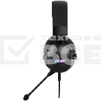 Гарнитура Acer AHW122 чёрный, проводная, USB, подсветка, фото3