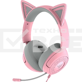 Гарнитура Razer Kraken Kitty V3 X розовый, проводная, 3.5 мм