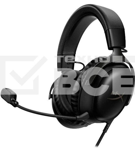 Наушники с микрофоном HyperX Cloud III черный мониторные Radio оголовье (77Z45AA)