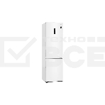 Холодильник LG GA-B509CQSL белый двухкамерный 277/107л морозилка снизу, No Frost, фото 1